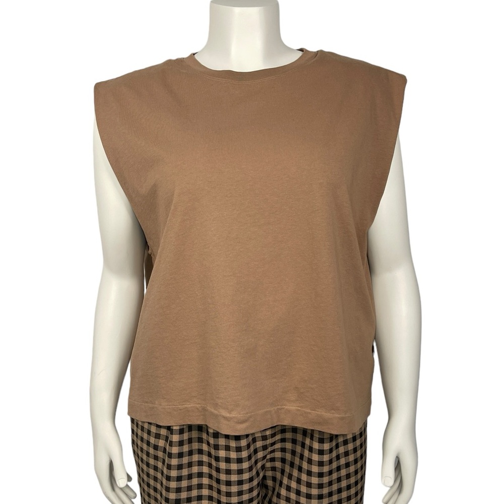 Tan Casual Tee/undershirt